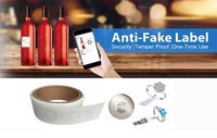 Vente en gros d'étiquettes RFID 13.56Mhz 424DNA inviolable autocollant en papier fragile carte anti-contrefaçon puce d'antenne 424 étiquette ADN TT NFC