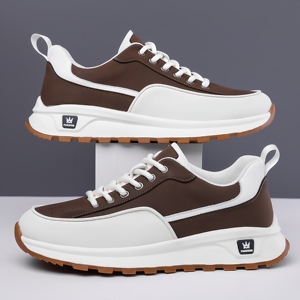 Zapatillas Deportivas de Plataforma con Cordones de Cuero <span class=keywords><strong>para</strong></span> Mujer, Ligeras, con Brillo Metálico, Estilo Casual <span class=keywords><strong>para</strong></span> Caminar - Product Image 2