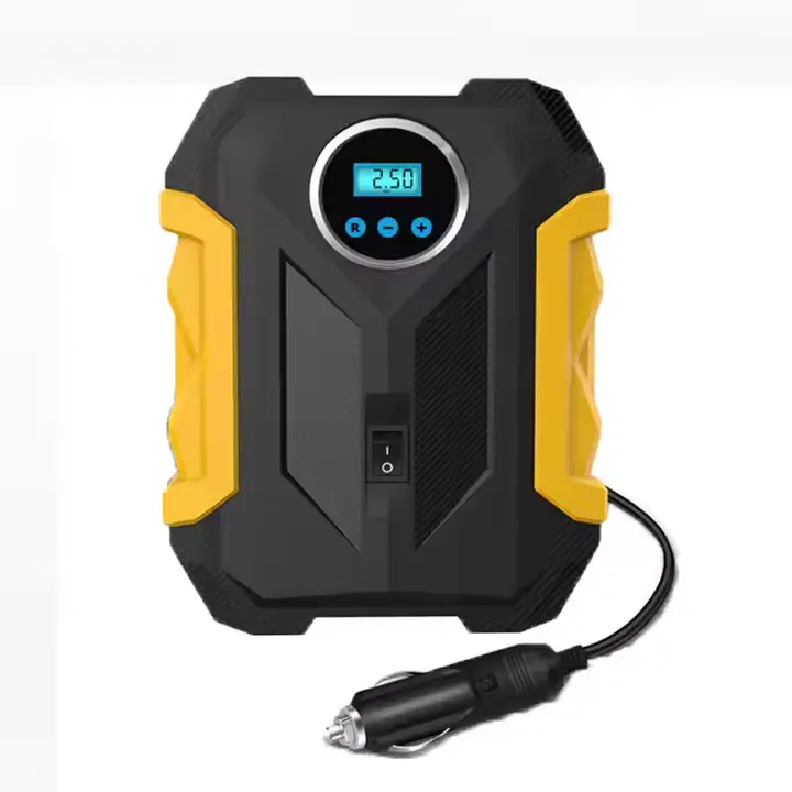 Tire Inflator Air Compressor Portable Car Air Pump With Digital Pressure Gauge 12V 150 PSI Cordless With Bright LED Light