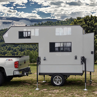 Remorques de voyage à cadre en aluminium Tôle galvanisée Maison mobile RV Camion Camper Overland Shell Body for Outdoor Camping Travel