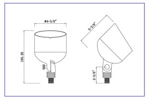LT2304 الجدار غسالة جديد واحد ضوء <span class=keywords><strong>Par36</strong></span> 12V الثقيلة يموت الصب النحاس دائم في الهواء الطلق المشهد إضاءة آمنة - Product Image 4