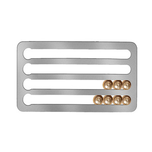 Rak Kapsul Kopi Stainless Steel yang Dipasang di Dinding, Penyimpanan Sederhana & Hemat Ruang untuk Kapsul Nespresso - Product Image 5