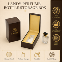 Boîte à parfum en bois MDF de luxe gravée au laser avec insert personnalisé, emballage haut de gamme pour les marques de parfums arabes Oud, cadeaux