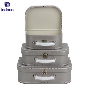 Children Small Mini House Shape Gift Decorative Cardboard Suitcase Box Baby Keepsakes Boxes Paper Suitcase Paperboard Handmade - Product Image 4