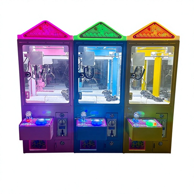 Mini Coin-Operated Arcade Claw Crane Game Machine Customizable US Plug Kaimi M003 for Boutique Doll Vending Toy Sale