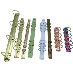 Tùy chỉnh macaroon 6-ring chất kết dính A5/A6/A7 6-lỗ lá lỏng chất kết dính với thư mục tập tin và clip cho các nhà quy hoạch trường vật liệu kim loại - Product Image 1