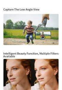 Trépied stabilisateur de cardan de bâton de téléphone intelligent pour vidéo d'action de téléphone Vlog Tiktok Microfilm pour tous les téléphones avec fonction BT - Product Image 6