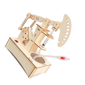 Modelo en Miniatura de Bomba de Aceite de Madera OKYN-G5629, Kit de Modelo para Proyectos de Ciencia Industrial - Product Image 3