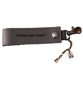 YY Stocked New Style Durable PU Leather Printed Iron Keychain Personalized <b>Key</b> Fob Car <b>Key</b> <b>Holder</b> for Gifts - Product Image 1