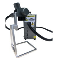 Machine de marquage au laser à fibre portative mini 20w pour l'acier inoxydable, l'aluminium et le plastique