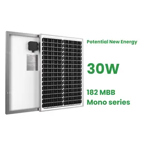 潜在新能源最佳太阳能电池板型号太阳能电池板数据记录器30w太阳能电池板12v