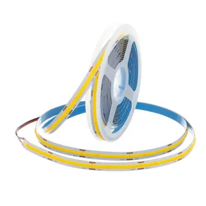 Pabrik Cina 120 Derajat Led Neon Strip Cahaya 8Mm 12V 24V Cob Strip Cahaya IP33 Tidak Tahan Air Fleksibel Strip Cahaya