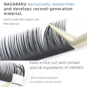 NAGARAKU extensiones de pestañas redondas de nuevo material de pueden hacer que <span class=keywords><strong>los</strong></span> ventiladores sean más suaves y ligeros - Product Image 2