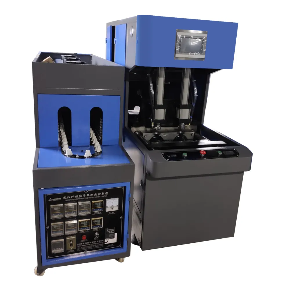 5L /6L 2-cavity المياه/النفط PET آلة نفخ الزجاجات/ماكينة صناعة الزجاجات.