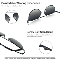 Prix de gros Lunettes de soleil en métal pour femme et homme Sports de plein air Vélo Randonnée Pêche Lunettes de soleil Conduite en plein air