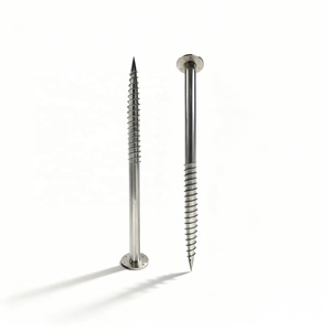 태양열 집 기초용 그라운드 앵커 헬리컬 파일의 핫 딥 아연 도금 나사 - Product Image 5