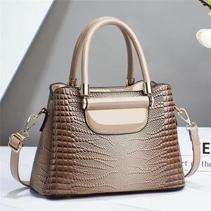 Sac Fourre-Tout <span class=keywords><strong>Classique</strong></span> Motif Alligator Femme en Cuir PU, Sac à Main et à Épaule pour Dames - Product Image 3