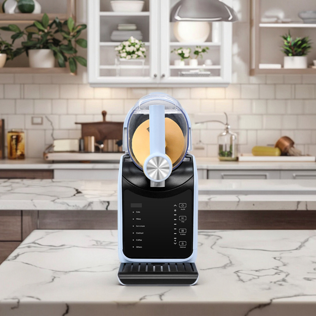 YUMYTH Fully Automatic Electric Household Ice Cream Smoothie Snow Melting Slushy Machine 1.8L Capacity Class Energy Efficient