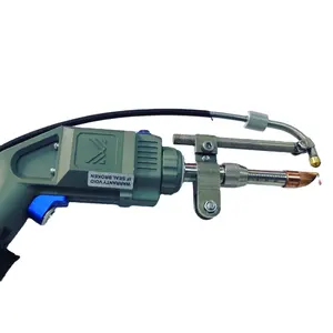 KRD-Cabezal de soldador portátil de mano, pistola de soldadura láser de fibra con alimentador de alambre, 1000W, 1500W, 2000W