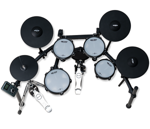 Set <span class=keywords><strong>di</strong></span> batteria elettronica con telaio compatto da 20 \ "per principianti Mini grancassa elettrica integrata con Crash/Ride/Hat In alluminio - Product Image 5