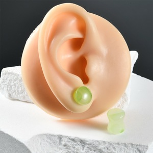 Anting-anting tusuk berongga dari batu alam Freya, perhiasan tubuh, perhiasan tren untuk pernikahan dan pertunangan. - Product Image 5