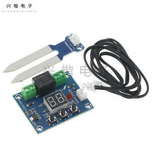 Módulo Controlador de Humedad del Suelo XH-M214 con Pantalla Digital, Sistema de Riego Automático para Jardín - Product Image 1