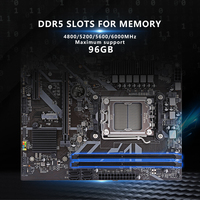 Placa Base para Computadora de Escritorio B650M Micro ATX Nueva, Compatible con CPU AMD AM5 Socket Ryzen7000, DDR5 de Doble Canal, Máximo 96GB