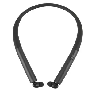 Fone de ouvido intra-auricular bluetooth, fone de ouvido à prova d'água magnético para pescoço, com tira para pescoço