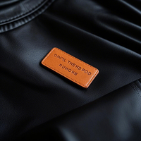 Étiquettes en cuir PU imprimées avec logo personnalisé Étiquette en jean avec logo personnalisé