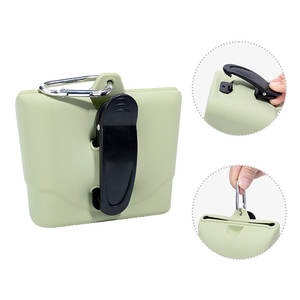 Silicone Pet <span class=keywords><strong>Dog</strong></span> Training Walking Food Storage Bag Pet <span class=keywords><strong>Dog</strong></span> Travel Treat Pouch Sacs de taille avec mousqueton - Product Image 4