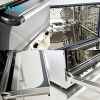 Horno de Convección Eléctrico Digital para Cocina Comercial, Temporizador Programable, Termostato Automático Ajustable, para Pan y Harina de Maíz