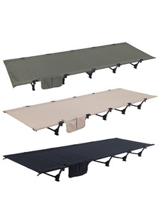 Outdoor Ultralight Aluminum Alloy Folding <b>Camping</b> <b>Cot</b> Portable <b>Bed</b> for Office Nap Hospital Escort Travel - Product Image 5