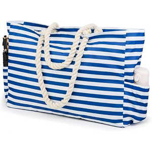 Échantillon gratuit des meilleurs produits pour l'été : Sac à main en rotin brodé pour la plage avec décor de coquillages / Sac fourre-tout en paille de mer – Meilleur prix - Product Image 1