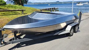 KINOCEAN New Zealand Waimak River Sport Yacht Aluminum Cruiser Jet Boat With Inboard Engine CE Certified Sport Yacht For Sale