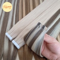 Usine Fasimei Grand stock Extensions de cheveux brésiliennes crues à cuticules alignées Cabello Extensions de cheveux avec bande naturelle 100 cheveux humains