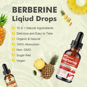 Gotas líquidas de berberina de fórmula personalizada con canela de Ceilán, melón amargo, agracejo, cardo mariano, raíz de sello dorado y cúrcuma - Product Image 6