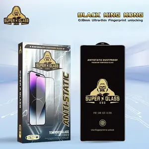 Protector de cristal de reconocimiento de desbloqueo de huellas dactilares HD 9H para <span class=keywords><strong>Samsung</strong></span> Galaxy S24 Ultra Protector de pantalla S25 MIcas Film S23 S22 S26 - Product Image 4