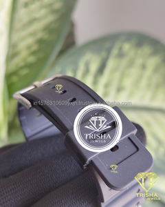Reloj de Diamantes Moissanite para Mujer, Más Vendido, Plata de Ley 925, con Incrustaciones de Diamantes, Bisel con Piedras Preciosas Rosas, al Mejor Precio - Product Image 3