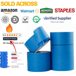 Ruban de masquage bleu respectueux de l'environnement 14 jours UV pour meubles d'extérieur et maison ruban de masquage de peinture - Product Image 2