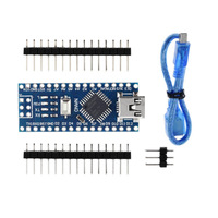 Nano V3.0 Versión Mejorada, Placa de Desarrollo de Microcontrolador ATMEGA328PB con Cable USB para Proyectos de Ingeniería Arduino