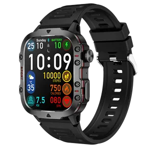 Smartwatch QX11 1.96 inch Big Battery 420 mah Sport Watches SOS BLE 5.2 Phone Call Sleep Heart Rate Music Player Watches