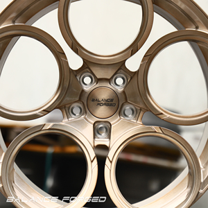 Cerchio in Lega Forgiata a Razze a Petalo 18 19 20 21 22 Pollici 5x112 5x114.3 Bronzo Spazzolato per <span class=keywords><strong>Alfa</strong></span> <span class=keywords><strong>Romeo</strong></span> Giulia - Product Image 5