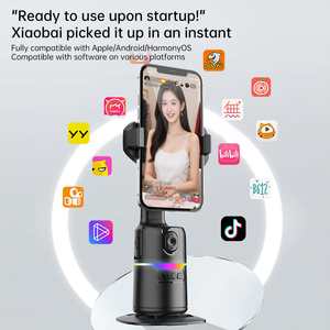 Q15 thông minh điều khiển từ xa 360 độ Gimbal di động ổn định cầm tay đặc biệt làm mát thiết bị phát trực tiếp cho điện thoại di động - Product Image 6