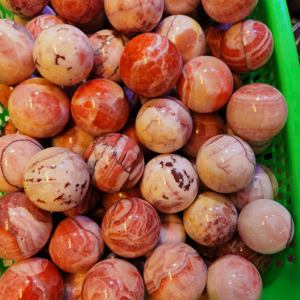 도매 민속 공예 치유 돌 풍수 치유 rhodochrosite 크리스탈 공예 석영 공 크리스탈 구체 - Product Image 3
