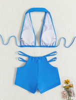 Luxe beroemd merk vrouwelijke ontwerper bikini zomerzwempak tweedelige set sexy driehoekige dames badmode kleding