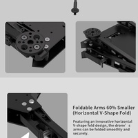 Cadre FPV extrêmement résistant aux intempéries | Support de moteur en aluminium et à couple élevé pour avion de qualité militaire