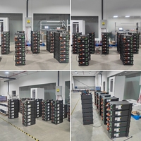 Stockage d'énergie industriel et commercial, batterie au lithium 50 kWh, stockage d'énergie domestique, batterie haute tension 48 V, pack de batteries LiFePO4