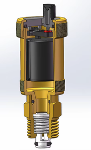 Trung Hải ZH-1037 Brass Tự Động Cứu Trợ Không Khí Van <span class=keywords><strong>Shut</strong></span>-Off Van 1/2 "Kích Thước Cổng Ứng Dụng Nước Cho HVAC Ống Nước Phụ Kiện - Product Image 2