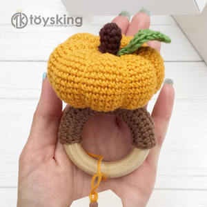 <span class=keywords><strong>Sonajero</strong></span> <span class=keywords><strong>de</strong></span> felpa <span class=keywords><strong>de</strong></span> <span class=keywords><strong>calabaza</strong></span> <span class=keywords><strong>de</strong></span> ganchillo para bebé, mordedor <span class=keywords><strong>de</strong></span> <span class=keywords><strong>calabaza</strong></span> <span class=keywords><strong>de</strong></span> Halloween, juguete <span class=keywords><strong>de</strong></span> madera <span class=keywords><strong>de</strong></span> haya - Product Image 4