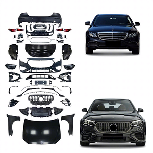 Kits de Carrocería W213 a W214 E53 para <span class=keywords><strong>Mercedes</strong></span> Benz Clase <span class=keywords><strong>E</strong></span> W Facelift W <span class=keywords><strong>E</strong></span> AMG, Faros Delanteros, Faros Traseros, Capó, Sin Necesidad de Cortes - Product Image 1